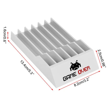6-Slot Game Card Storage Stand for Nintendo Switch/Lite/OLED – Compatible Base Holder for Physical Game Cards