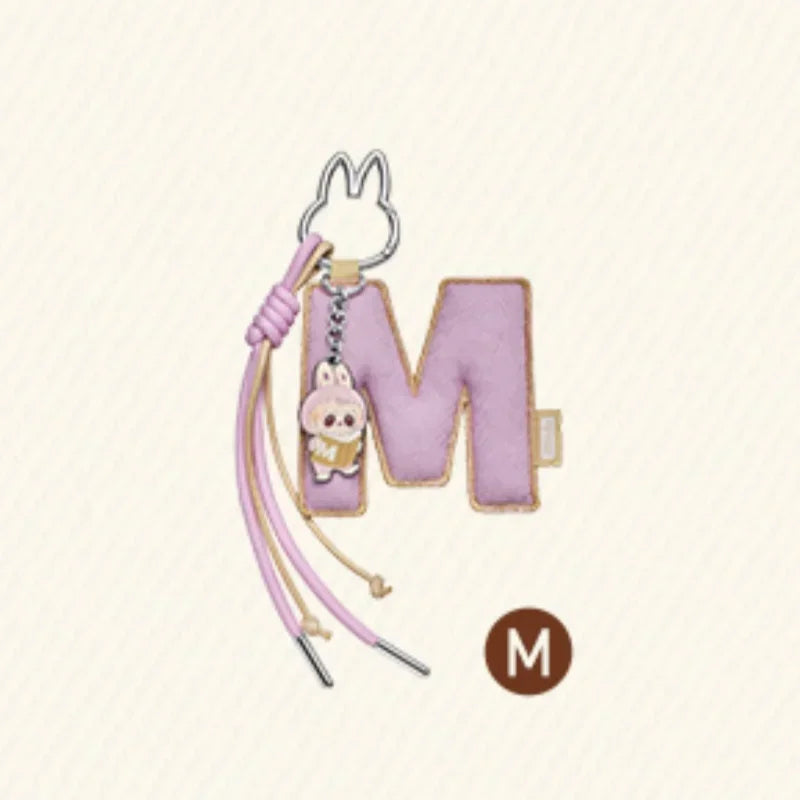 POP MART Labubu The Monsters Pin — Love Series Letter Pendant Blind Box, Mystery Toy Figure Ornament