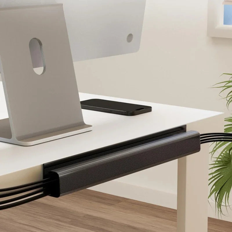 40cm Self-Adhesive Cable Organizer Raceway – Cable Management Strip for Home & Office Wire Concealment & Desk Organization Solution