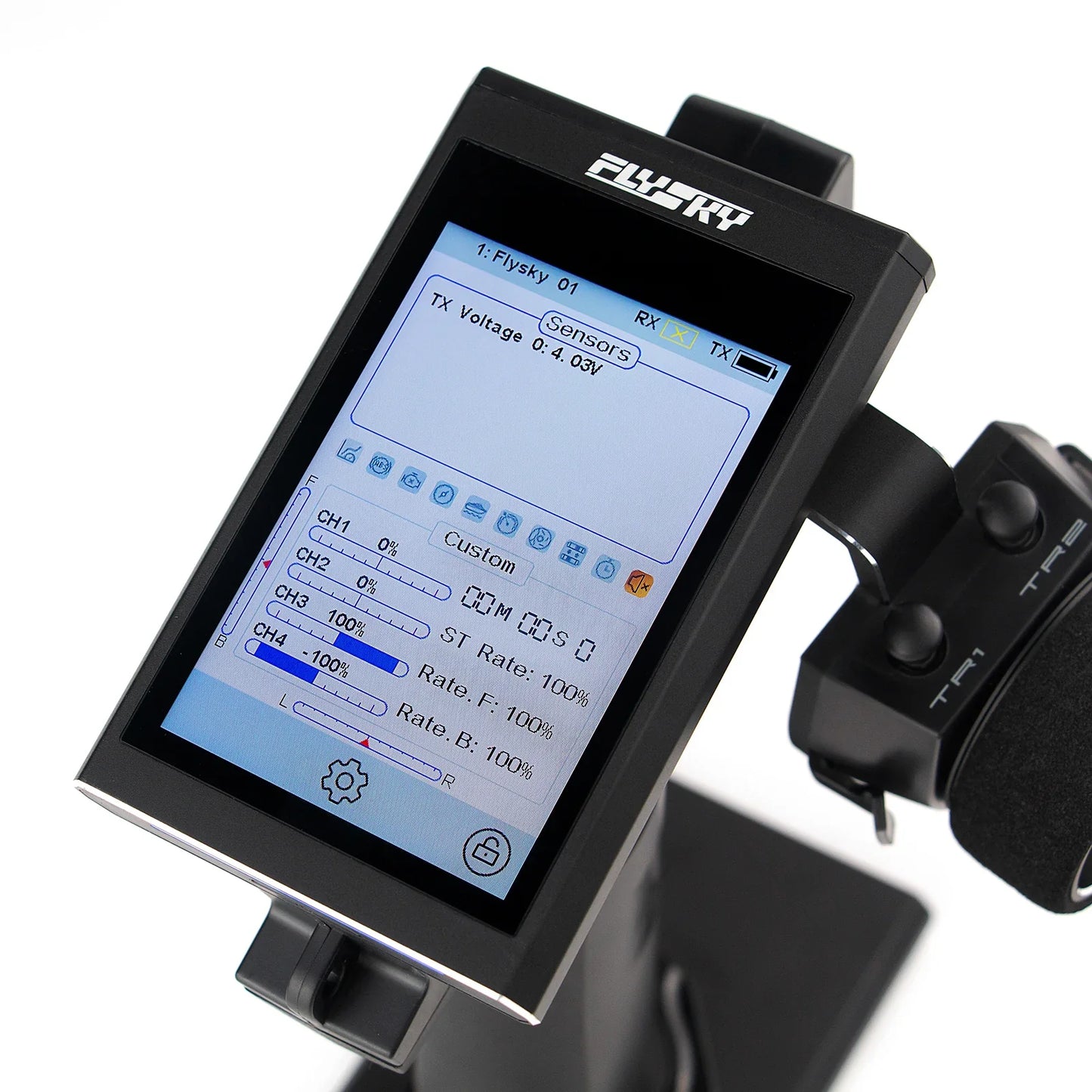 Flysky Noble NB4+ 2.4G 8CH Radio Transmitter – AFHDS 3 Remote Controller with FGR4S Receiver for RC Car & Boat