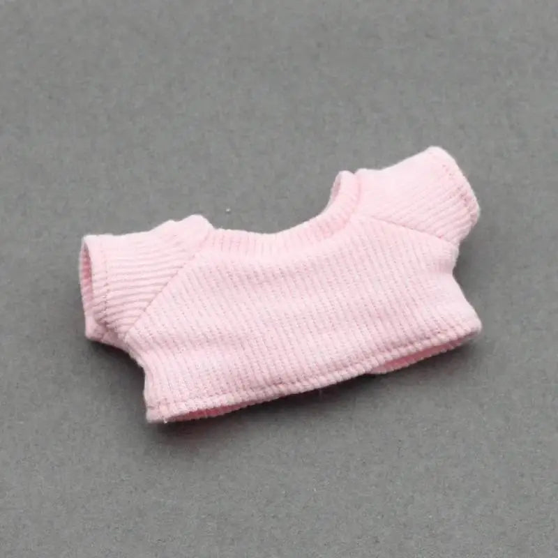 Mini Doll Clothes Outfit Set – 15-17cm Labubu V1-V3 Uniform Skirt, Sweater & Sunglasses Accessories