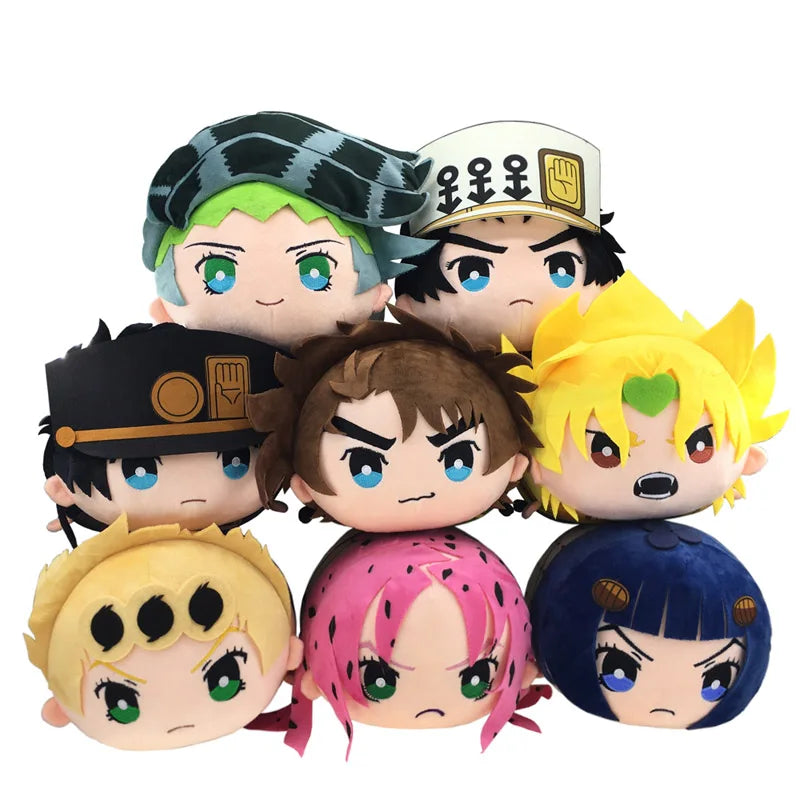 20cm JoJo's Bizarre Adventure Plush Toy – Johnny Joestar & Jolyne Cujoh Stuffed Doll, Birthday Gift for Children