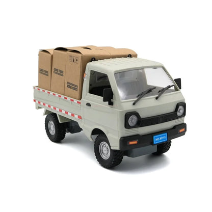 1:10/1:16 WPL D12 RC Drift & Climbing Truck with LED Lights – Electric Toy Car Model for Boys, Perfect Christmas Gift