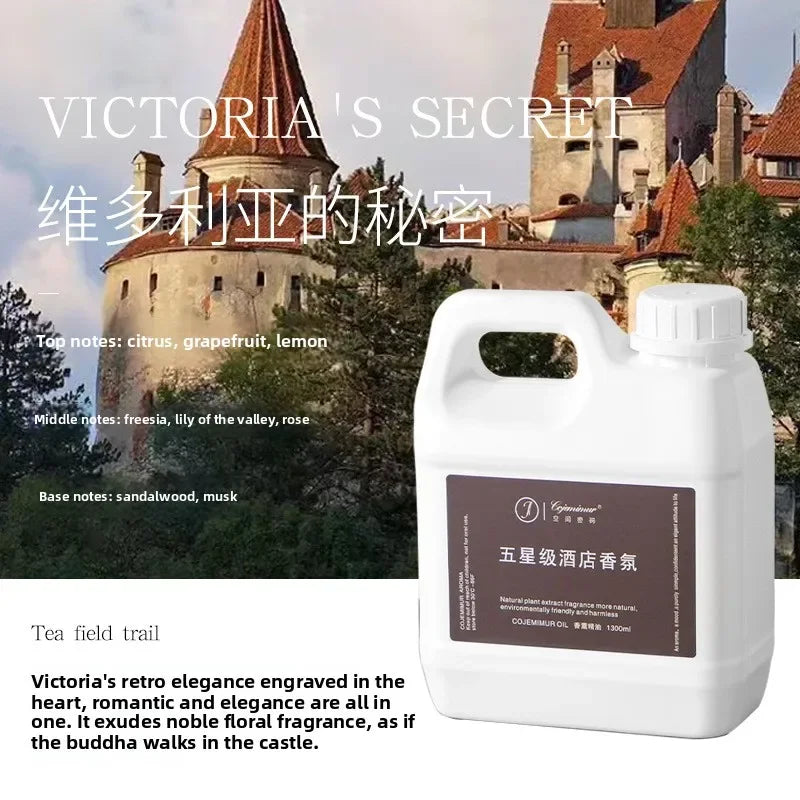 1300mL Luxury Hotel Scent Diffuser Oil – Long-Lasting Ritz-Carlton & Hilton Inspired Aromatherapy Fragrance for Home Decor