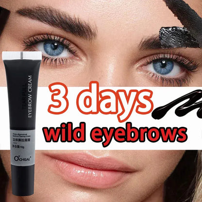 Long-Lasting Eyebrow Gel Makeup — Semi-Permanent Waterproof Sweat-Proof Tint Cream for Natural Color & Shape