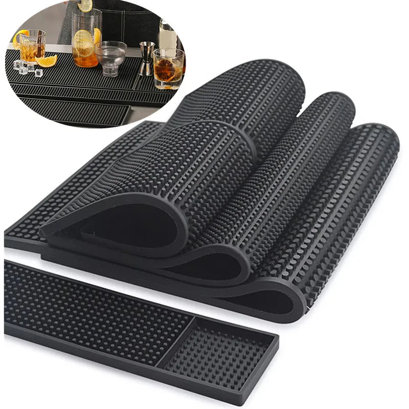 PVC Anti-Slip Bar Mat – Waterproof, Heat-Resistant & Durable Spill Mat for Home, Cafe, and Bar Use