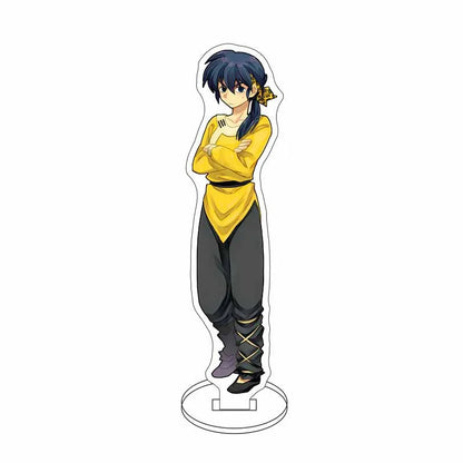 Ranma 1/2 Acrylic Stand Figure — 15cm Tendou, Akane, Hibiki & Ryoga Anime Model Plate, Cartoon Doll for Bedroom Display