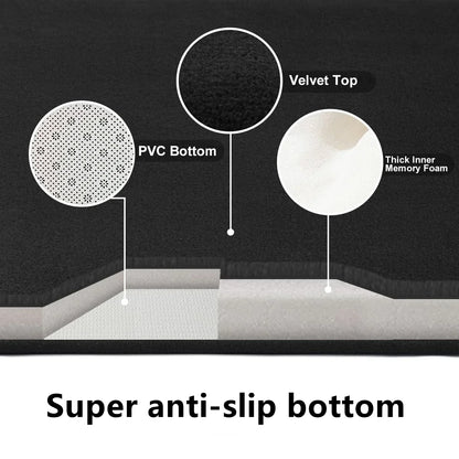 Anti-Slip Bathroom Floor Mat – Water-Absorbent Bath Rug for Home Decoration
