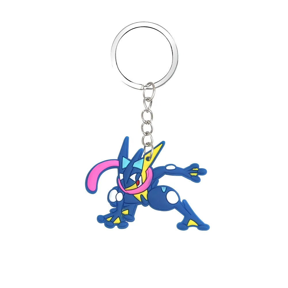 Pokémon PVC Keychain Set — Pikachu & Gengar Anime Figures, Cartoon Bag Pendant Accessories for Kids’ Birthday & Christmas Gifts