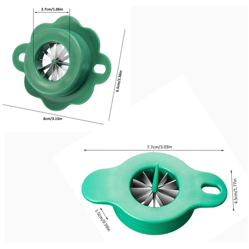 Green Onion Easy Slicer Shredder - Plum Blossom Cut, Superfine Vegetable Shredder for Kitchen Accessories
