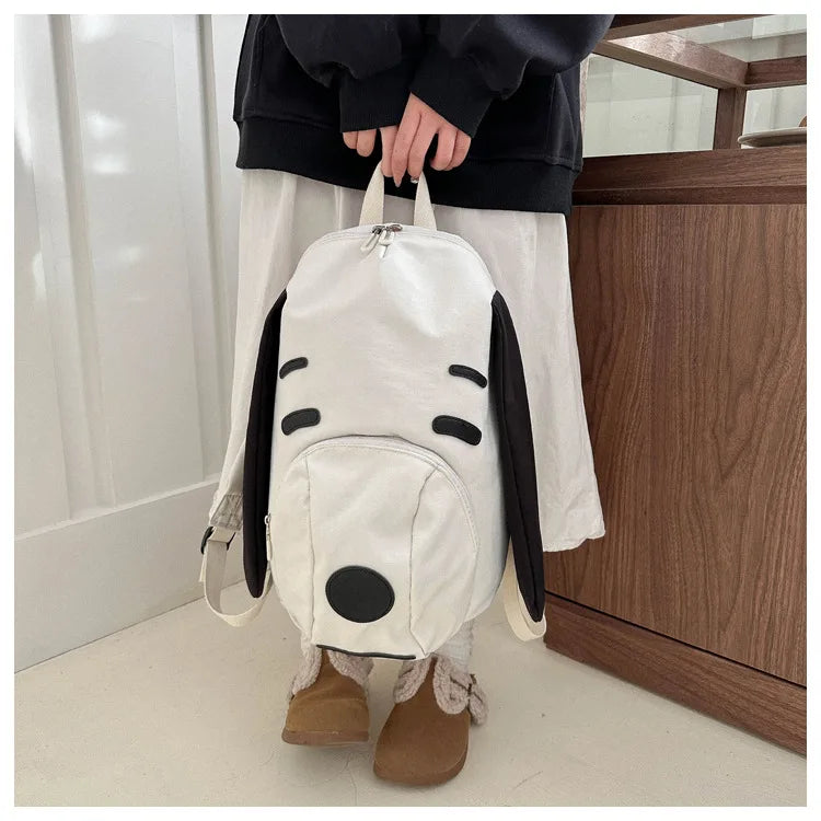 Cute Anime Snoopy Backpack — Large Capacity Oxford Cloth Student Travel Casual Bag