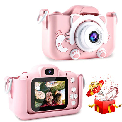 1080P HD Kids Digital Camera — Toddler Video Camera with 2.0-inch Screen & Silicone Case