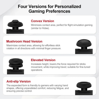 GameSir Colorful Silicone Thumb Grip Caps – Joysticks for GameSir, Xbox One/Series, Switch Pro, PS4 & PS5 Controllers