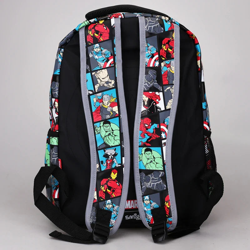Smiggle Marvel Spider-Man School Bag Set for Kids - Includes Lunch Box, Pencil Case, and Water Cup, Ideal Student Gift