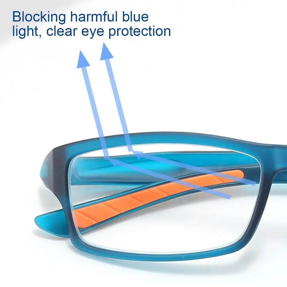 Ultralight Anti-Blue Light Reading Glasses – Sport Presbyopia Eyewear for Men & Women +100 to +400