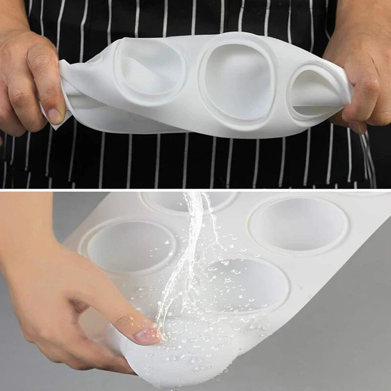 3D Sphere Silicone Mold — Ball-Shaped Mousse Cake, Chocolate Truffle & French Dessert Baking Tool