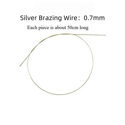 Silver Solder Wire Sheet - Jewelry Repair Welding Supplies for Rings & Bracelets DIY Crafts