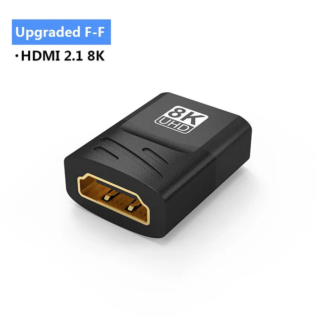 HDMI-Compatible Adapter – Mini/Micro HDMI to HDMI, 8K 60Hz, 4K 120Hz/144Hz Male to Female Converter for HDTV, Laptop, PS5