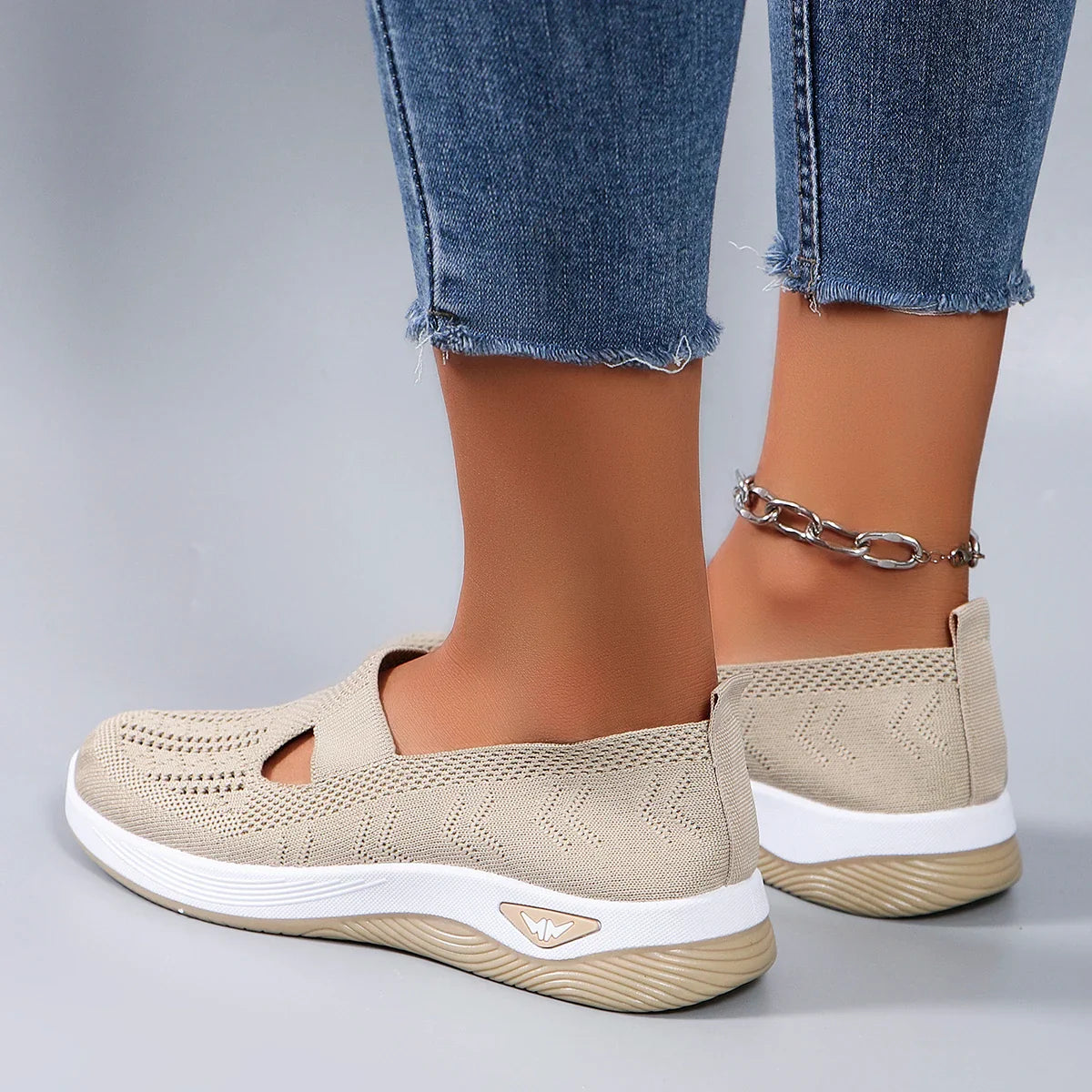 Spring Women's Sports Shoes – Breathable, Lightweight, Non-Slip, Wear-Resistant Casual Sneakers
