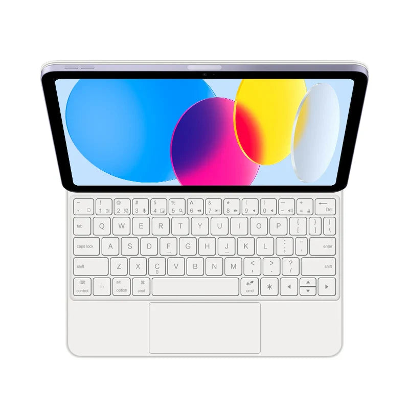 TouchPad Magic Keyboard Case for iPad Air & iPad Pro - Backlit Smart Cover with Trackpad Support for 11/13 Inch Models