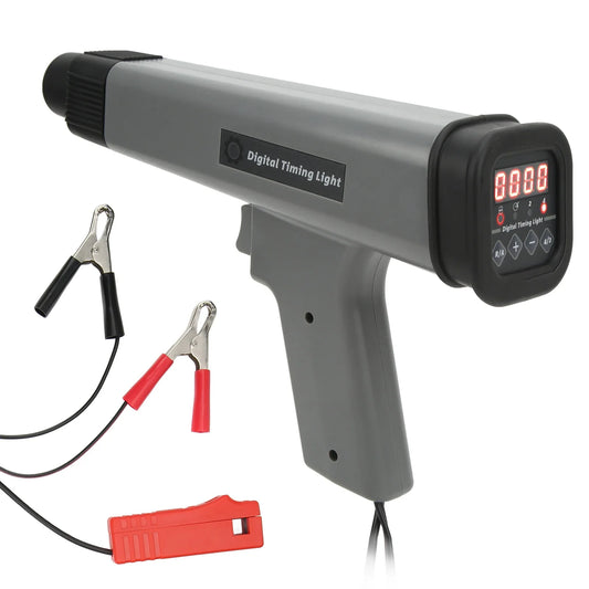 Digital Engine Timing Light - 12V Inductive Strobe Timing Light for Car, Motorcycle & Marine Engines
