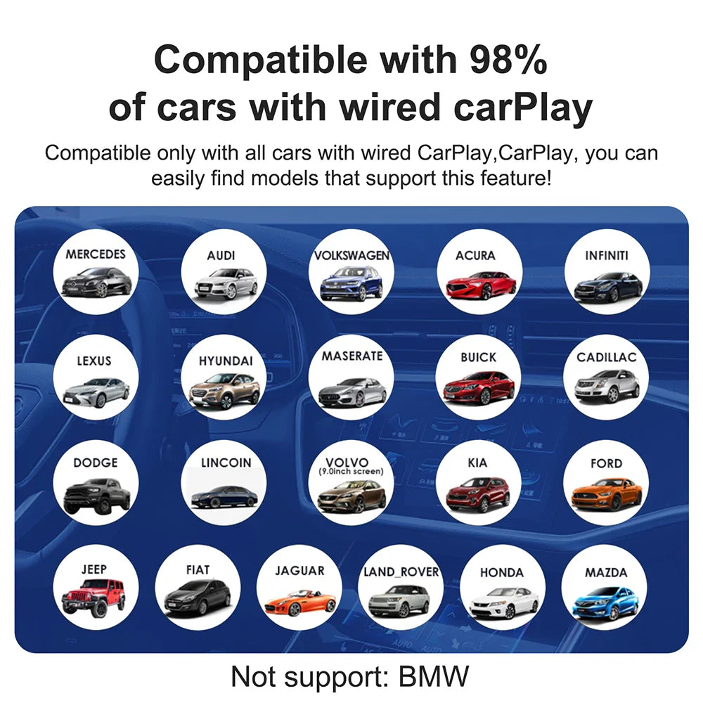 Android 13 Car AI Box — Wireless CarPlay & Android Auto Adapter for Netflix, YouTube, Chery Arrizo 5/7 & Tiggo 3/3X/5X