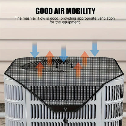PVC Outdoor Air Conditioner Cover – Waterproof Breathable Mesh AC Unit Protector, Dust & Debris Protection Outdoor Accessory (1pc)