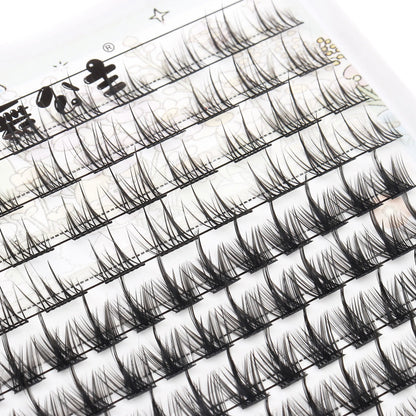 Individual Lash Extensions Kit – DIY Cluster Eyelash Book, False Lashes for Home Makeup