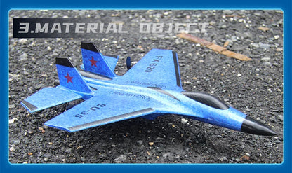 RC SU-35 Foam Fighter Jet – 2.4G Remote Control Glider Airplane Toy for Kids & Boys