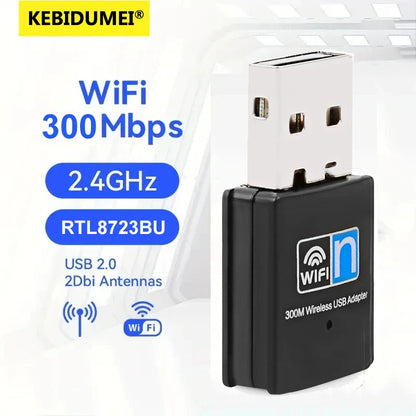 600Mbps USB WiFi Adapter – Dual Band 2.4GHz/5GHz WiFi Dongle, 802.11AC Wireless Network Card for PC