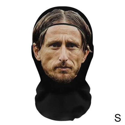 3D Balaclava Mask Hat - Seamless Kanye Face Mask for Pranks, Celebrity Hip Hop Hood Headgear