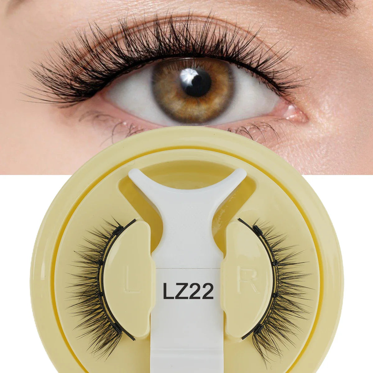 YSDO Magnetic Eyelashes – Reusable 3D Mink Winged False Lashes with Tweezer, No Glue Long-Lasting Makeup Lashes