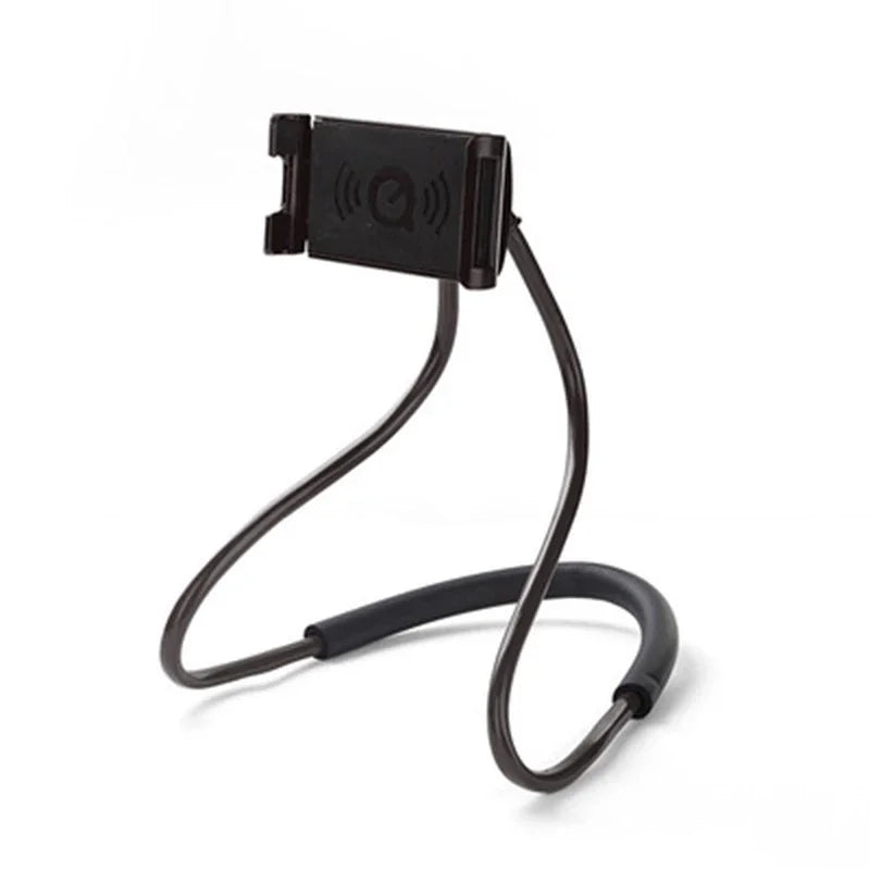 Flexible Neck Phone Holder - 360° Hands-Free Lazy Bracket Stand for iPhone, Samsung & Xiaomi