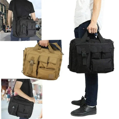 Tactical Molle Backpack – Multifunction Nylon Messenger Bag, Laptop Briefcase & Outdoor Climbing Shoulder Bag