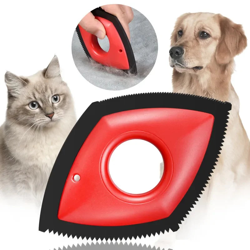 4 Modes Pet Hair Remover Comb Brush – Dog & Cat Hair Detailer, Cleaning Tool for Carpet, Sofa, Cloth, Car Seat, Reusable Rubber Pet Combs