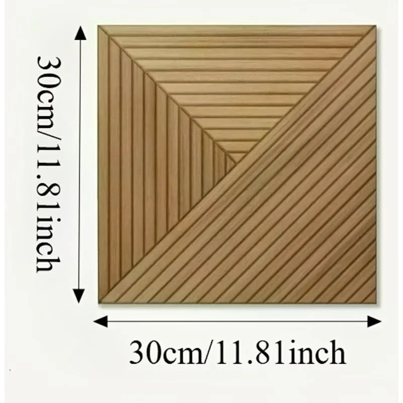 2D PVC Wall Panels - Decorative Peel-and-Stick Wall Stickers for Stylish Home Interior Accent Walls