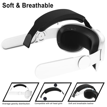 HUNDAI Adjustable Elite Head Strap for Meta Quest 2, Quest 3 & Quest 3S