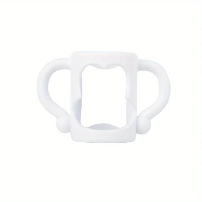Durable Silicone Baby Bottle Handles – Food-Grade Transitional Sippy Cup Grip for Wide-Neck Bottles