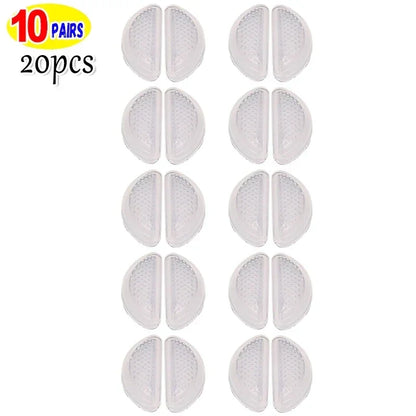 Silicone Glasses Nose Pads – Soft Non-Slip Transparent Air Cushion, Self-Adhesive Eyewear Accessory