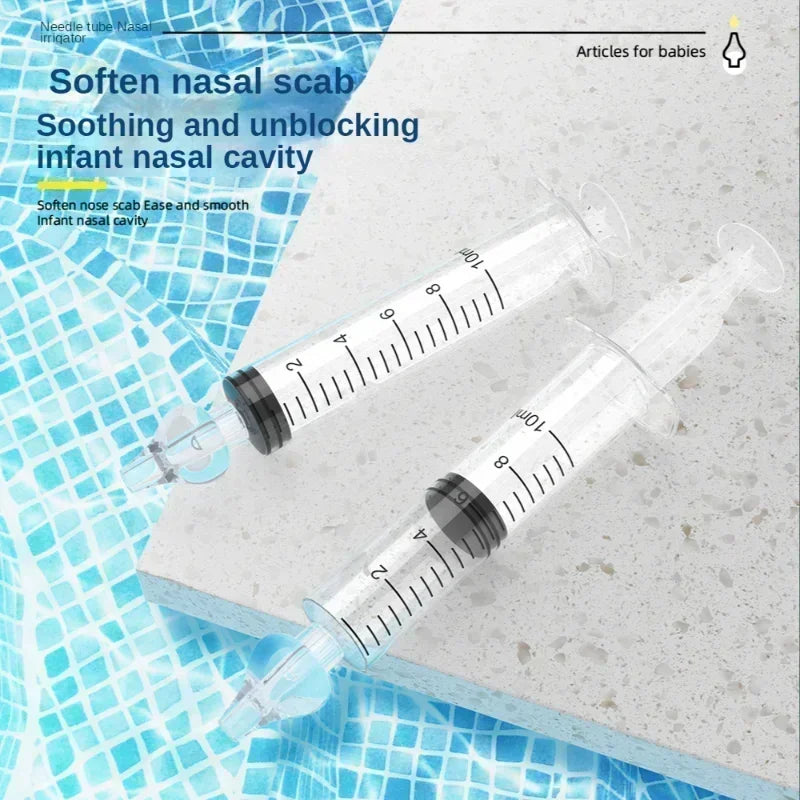 10ML/20ML Baby Nasal Aspirator Syringe – Gentle Nose Cleaner & Nasal Washer for Children with Rhinitis