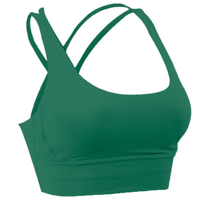 Women’s Summer Crossback Sports Bra — Breathable Fitness & Yoga Tank Top | Gym Crop Top