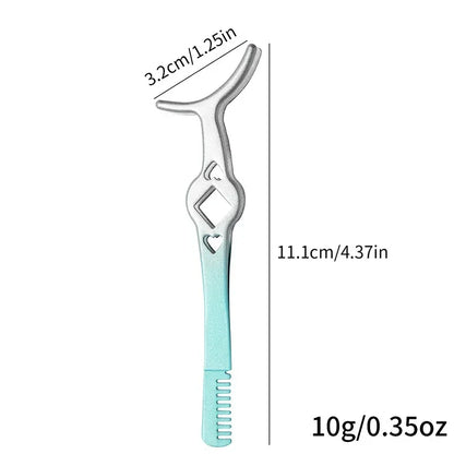 Professional False Eyelash Applicator Tweezers – Precision Lash Extension Clip & Curler Makeup Tool