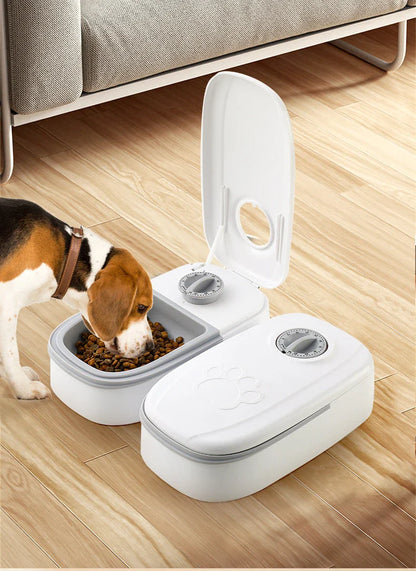 Pet Automatic Timing Feeder – 350ML Large Capacity Dry & Wet Food Dispenser