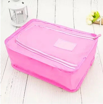 5/1PCS Portable Folding Shoe Bag — Waterproof Travel Storage, Multifunctional Small Shoe Organizer for Beach & Travel