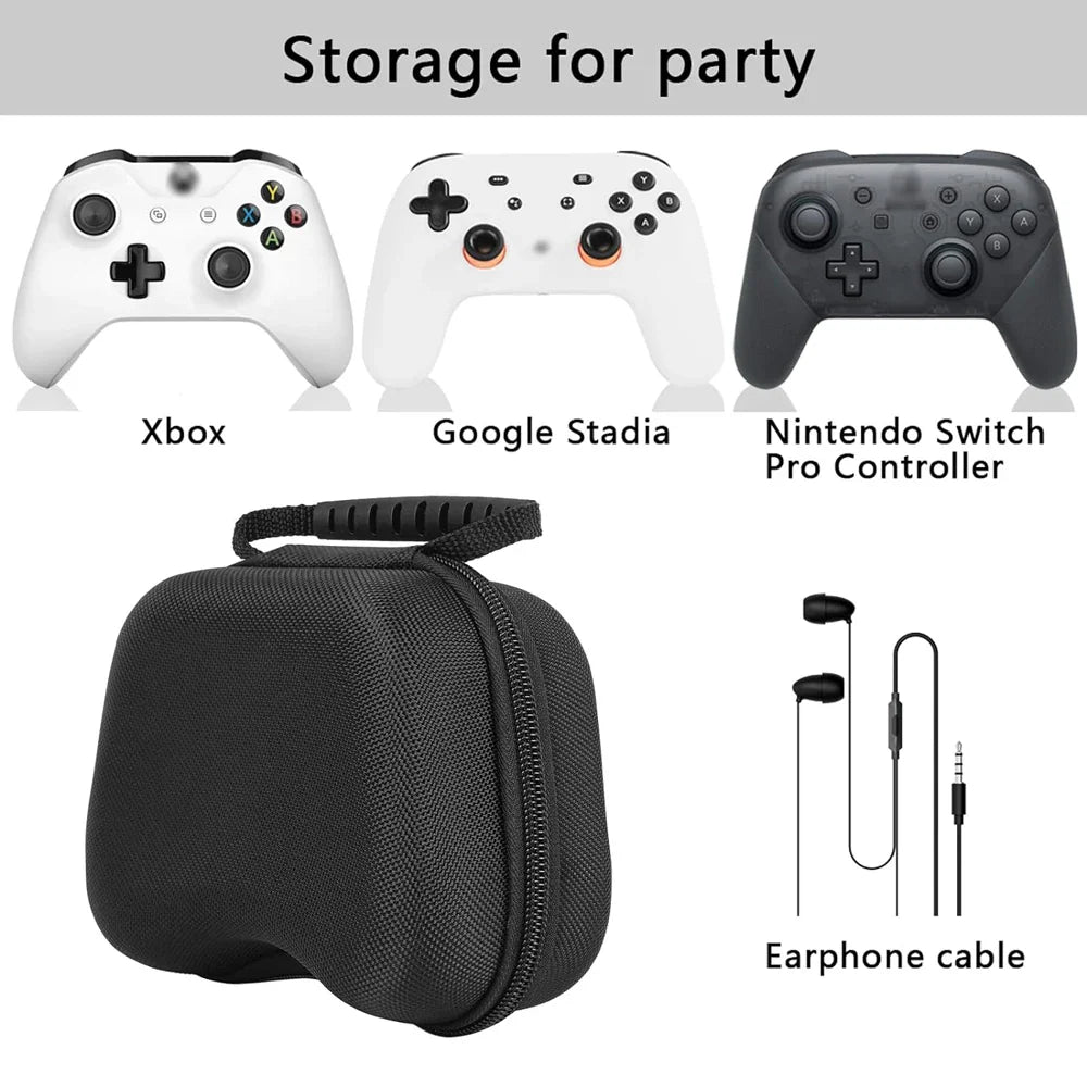 Hard Travel Controller Case for PS5, Xbox Series X/S, and Nintendo Switch - Durable Protective Box for Game Controllers