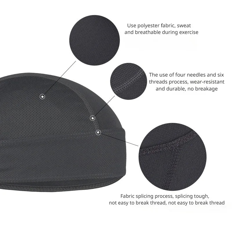 Bicycle Cycling Headband — Sweat-Wicking, Quick-Dry Sun-Protective Headscarf Bandana for Outdoor Sports