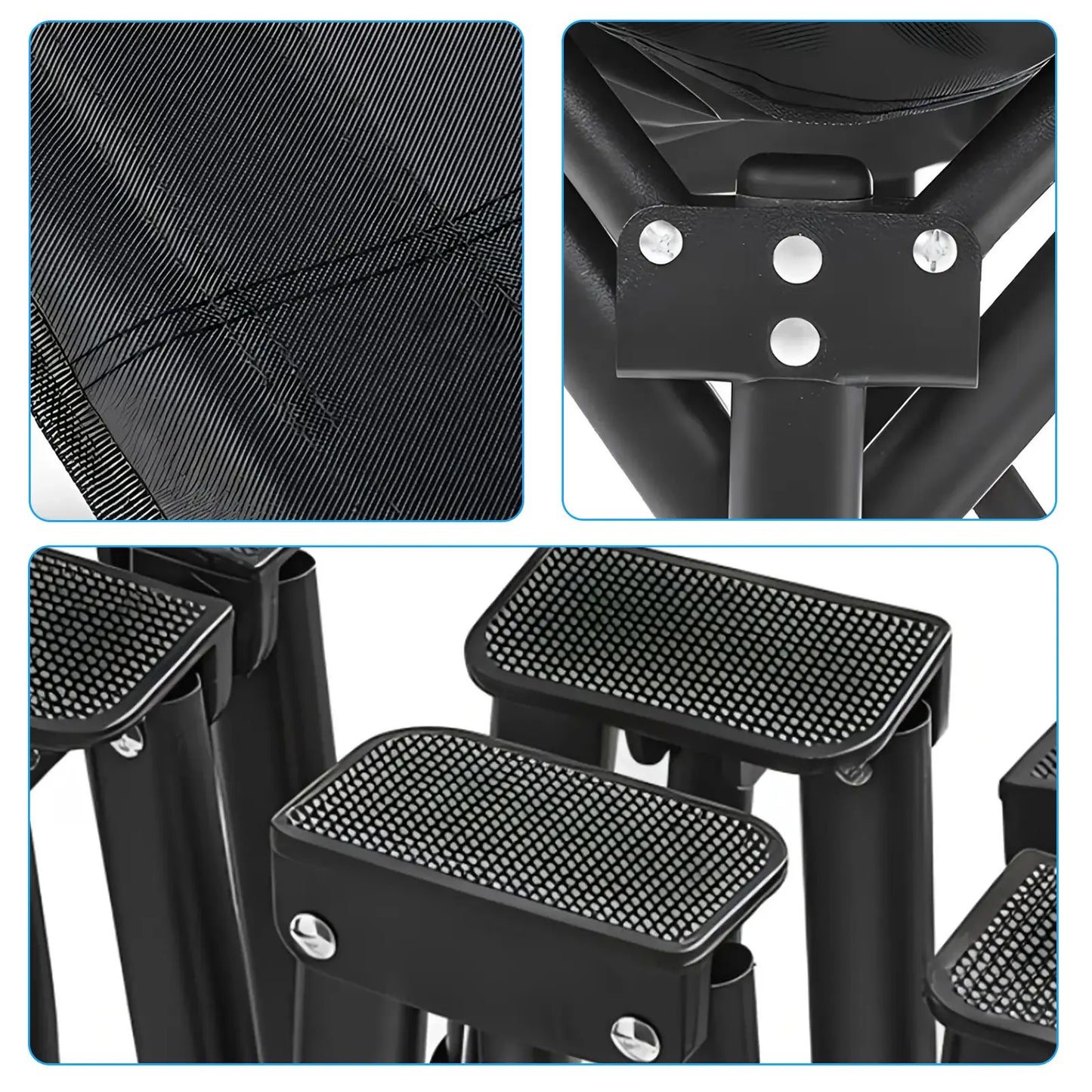 Folding Camping Cot – Portable Heavy Duty Outdoor Bed for Adults, Beach, RV, and Noon Break, 200KG Weight Capacity