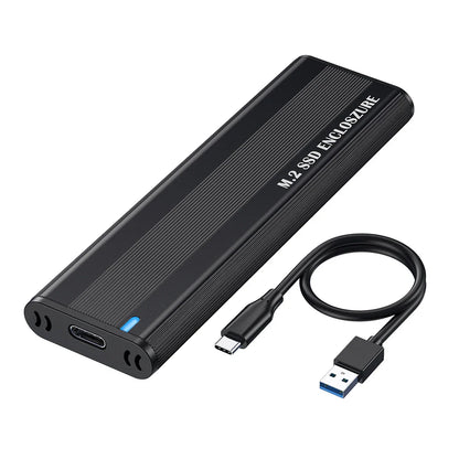 10Gbps M.2 NVMe SSD Enclosure — Solid-State Drive Adapter for 2230/2242/2260/2280 SSDs, Tool-Free Installation