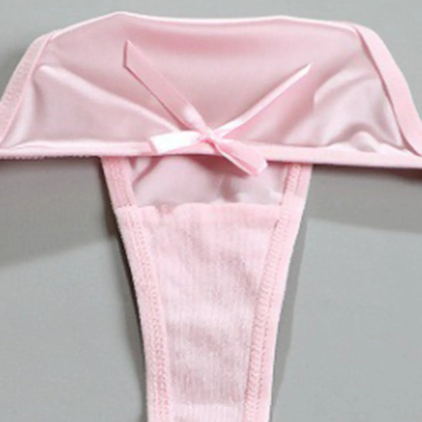 Low-Waisted T-Back Thong — Sexy Adjustable Strap Seamless Panty for Women, Erotic Lingerie Pure Desire