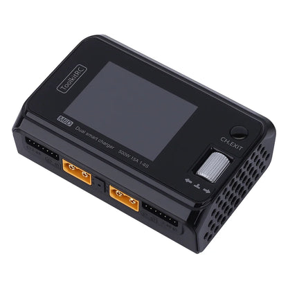 ToolkitRC M6D V3 500W 15A Dual Channel Smart Charger Discharger for 1-6S LiPo FPV Batteries
